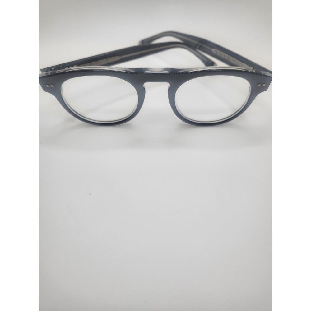 Retrosuperfuture Non-Prescription Gray Eyeglasses Round Small Clear Frame - Picture 1 of 8
